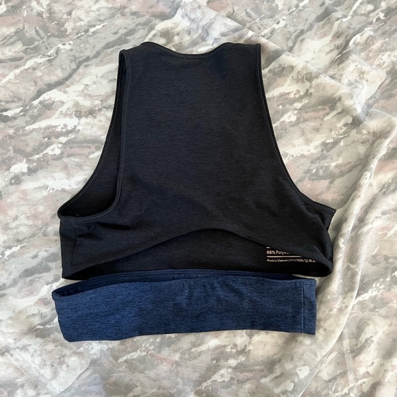 Outdoor Voices Tri-Tone Slashback Crop Top - Picture 6 of 6